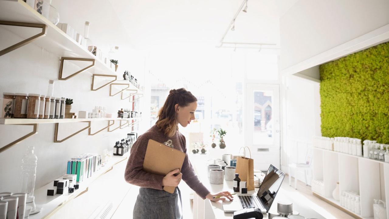 Women in a modern loft